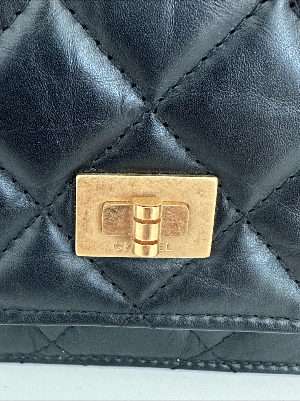 CHANEL Vintage Wallet On A Chain WOC in Black - Picture 14 of 16